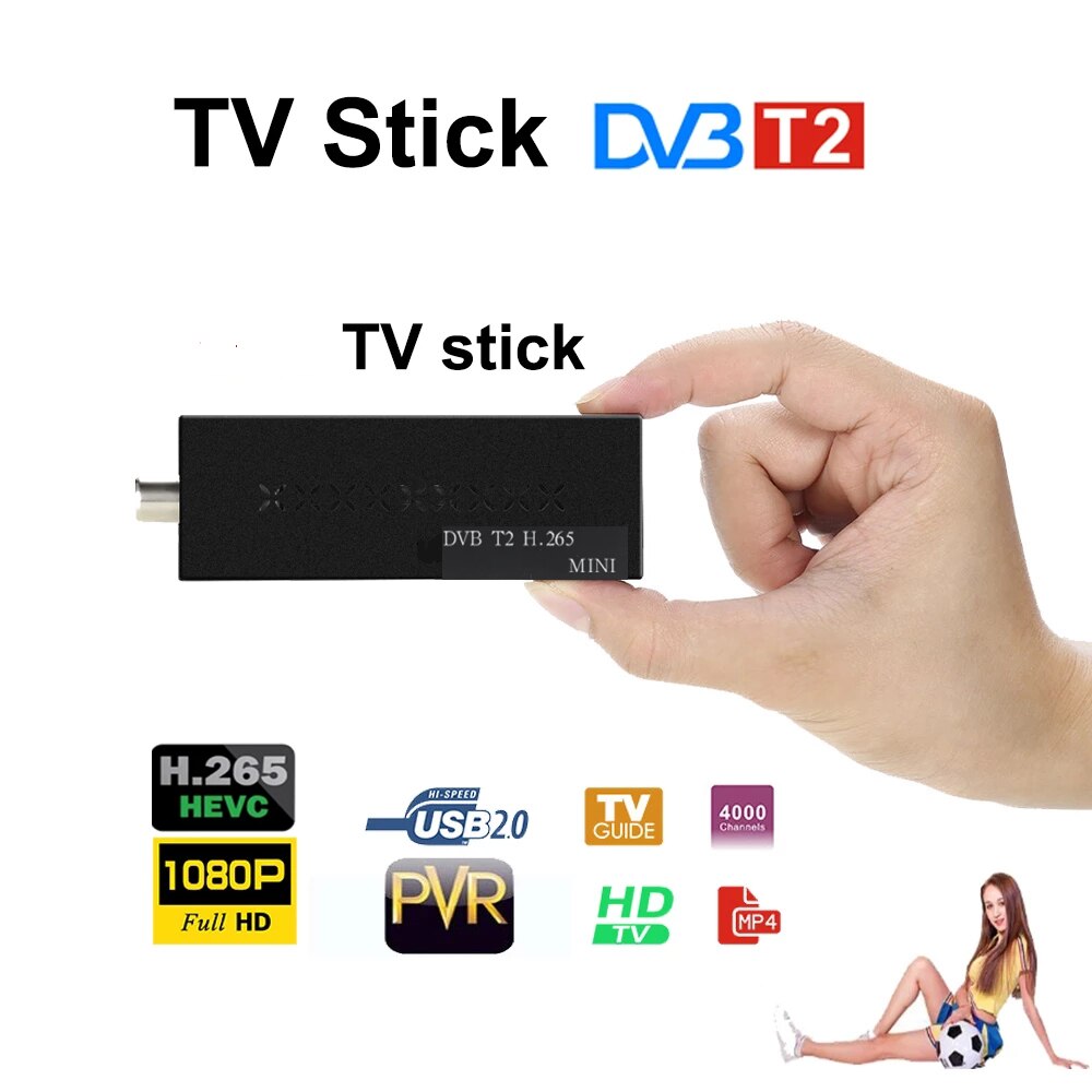 DVB T2 ̴  ű TV Ʃ ī H265 HD 1080P DT..